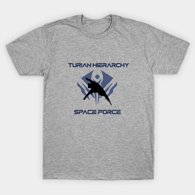 Turian Hierarchy Space Force T-Shirt by missfortune-art